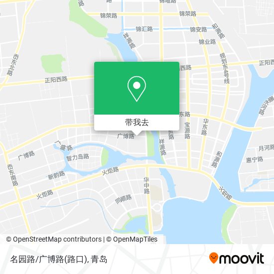 名园路/广博路(路口)地图
