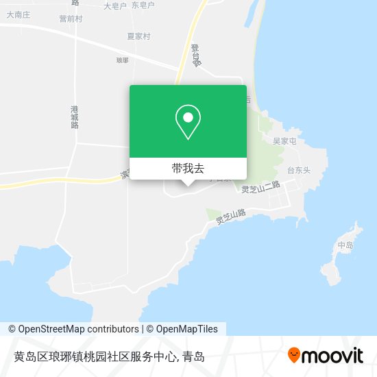 黄岛区琅琊镇桃园社区服务中心地图