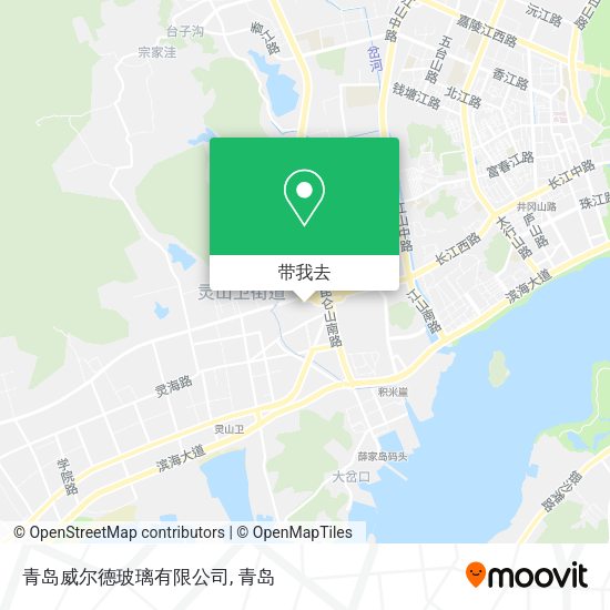 青岛威尔德玻璃有限公司地图