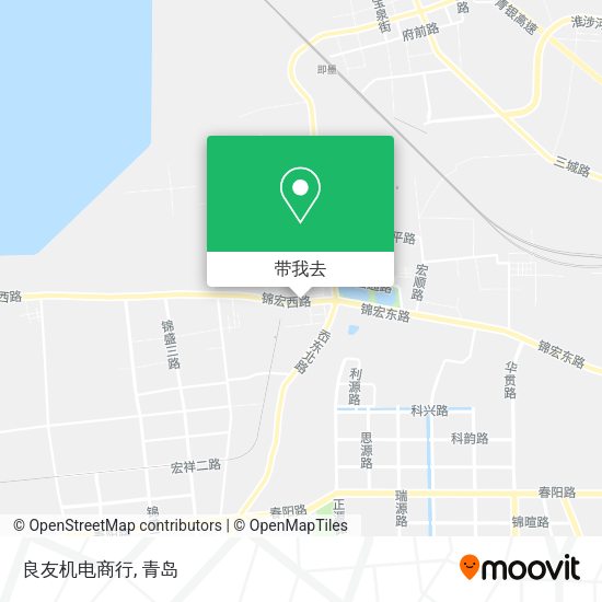 良友机电商行地图