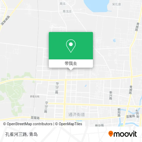 孔雀河三路地图