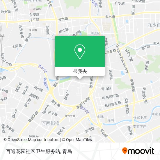 百通花园社区卫生服务站地图