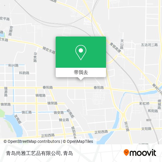 青岛尚雅工艺品有限公司地图
