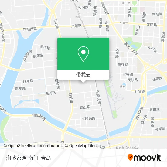 润盛家园-南门地图