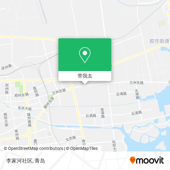 李家河社区地图