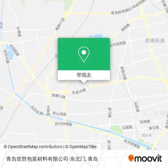 青岛世胜包装材料有限公司-东北门地图