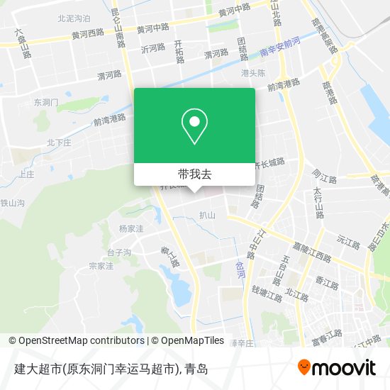 建大超市(原东洞门幸运马超市)地图