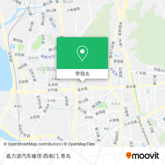 嘉力源汽车修理-西南门地图