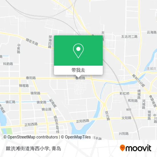棘洪滩街道海西小学地图
