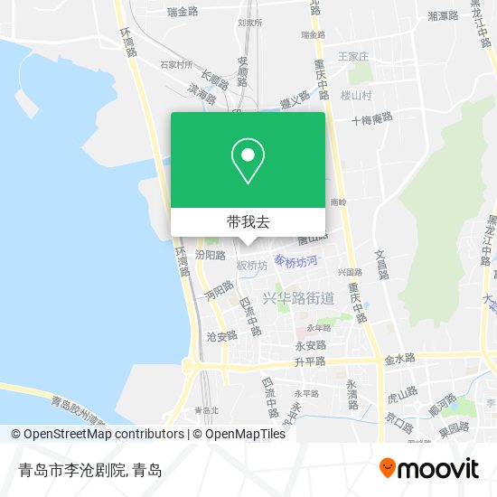青岛市李沧剧院地图
