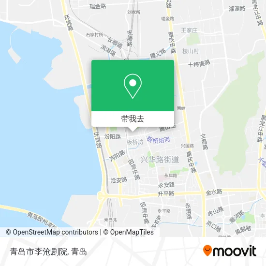 青岛市李沧剧院地图