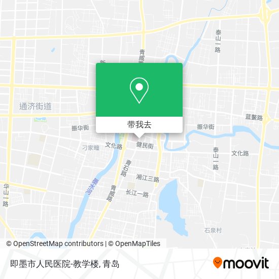 即墨市人民医院-教学楼地图