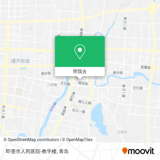即墨市人民医院-教学楼地图
