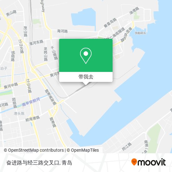 奋进路与经三路交叉口地图
