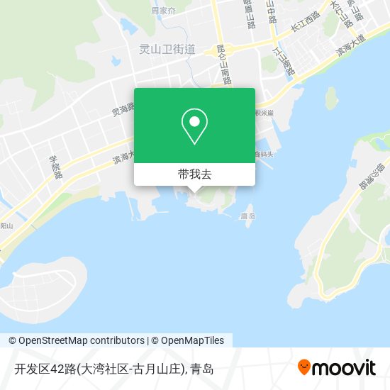 开发区42路(大湾社区-古月山庄)地图