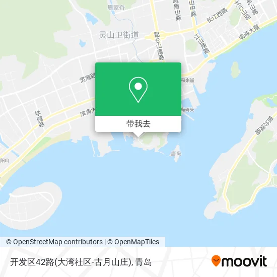 开发区42路(大湾社区-古月山庄)地图