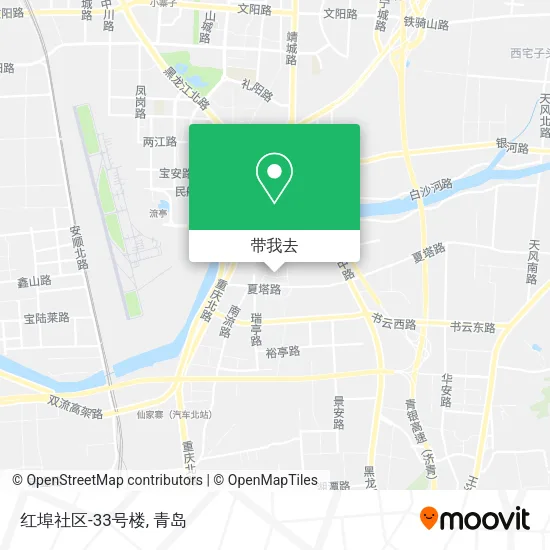 红埠社区-33号楼地图
