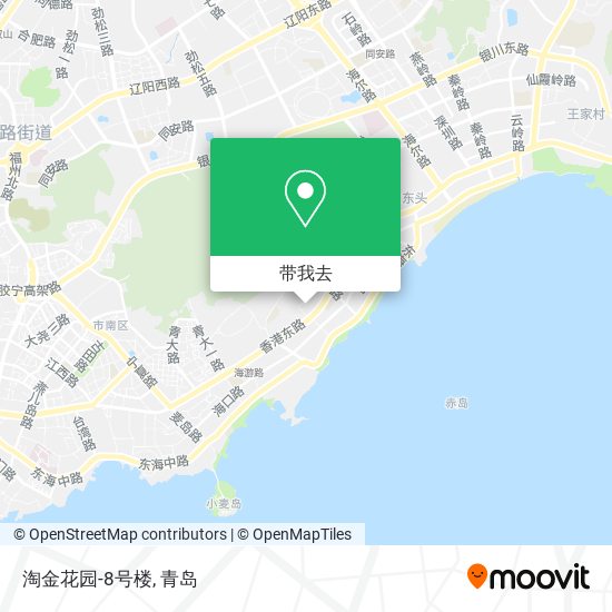 淘金花园-8号楼地图