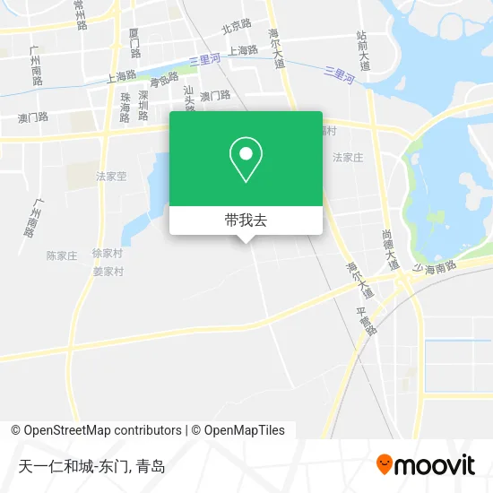 天一仁和城-东门地图