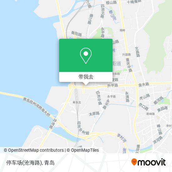 停车场(沧海路)地图