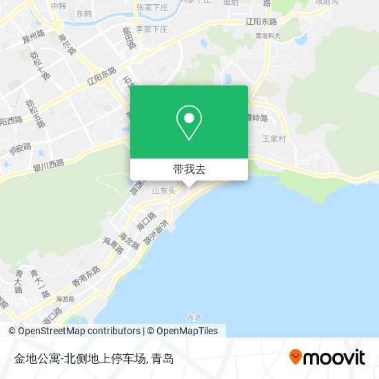 金地公寓-北侧地上停车场地图