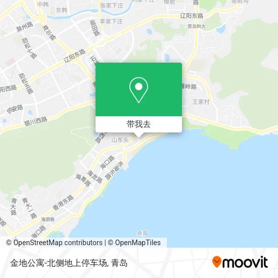 金地公寓-北侧地上停车场地图