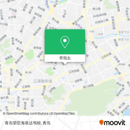 青岛荣臣海泉达驾校地图