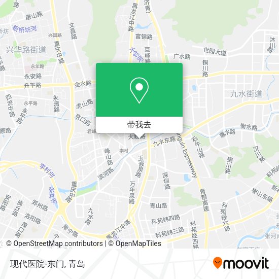 现代医院-东门地图