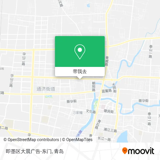 即墨区大晨广告-东门地图