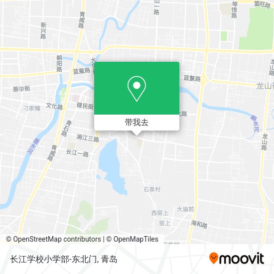 长江学校小学部-东北门地图
