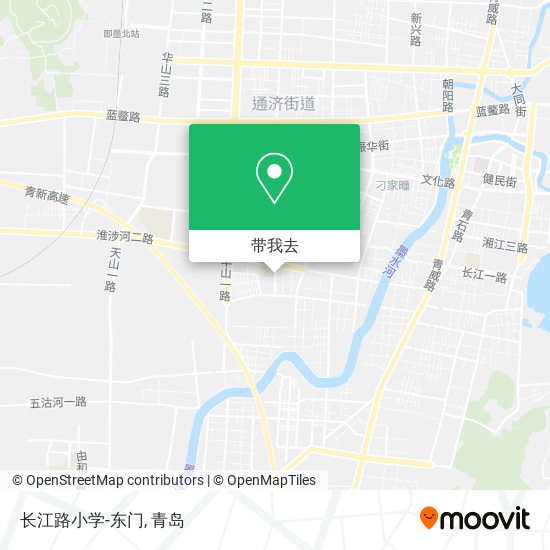 长江路小学-东门地图