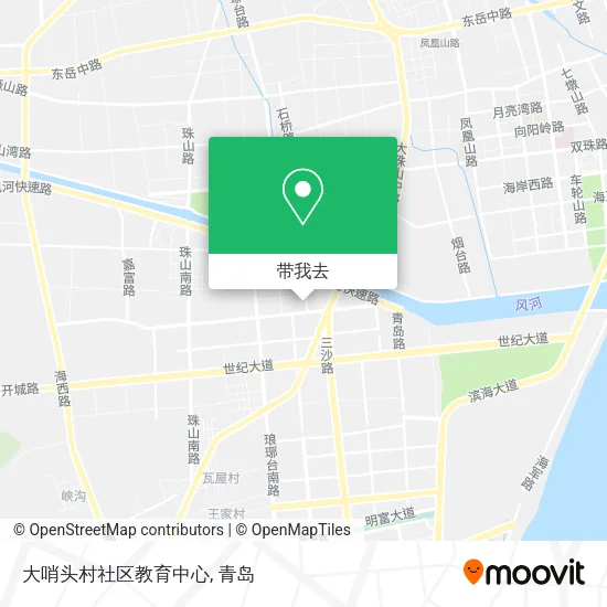 大哨头村社区教育中心地图