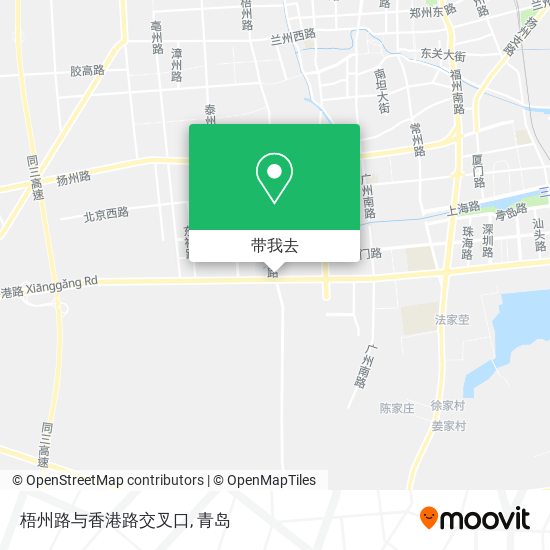 梧州路与香港路交叉口地图