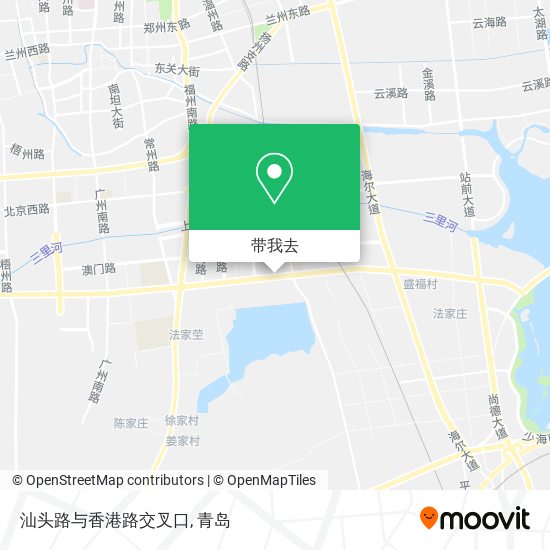 汕头路与香港路交叉口地图