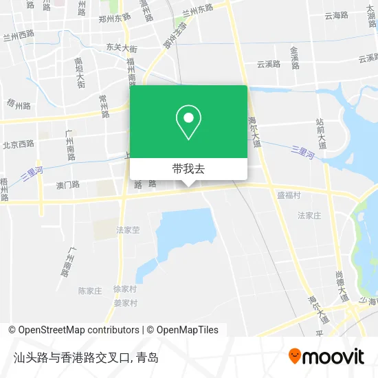 汕头路与香港路交叉口地图