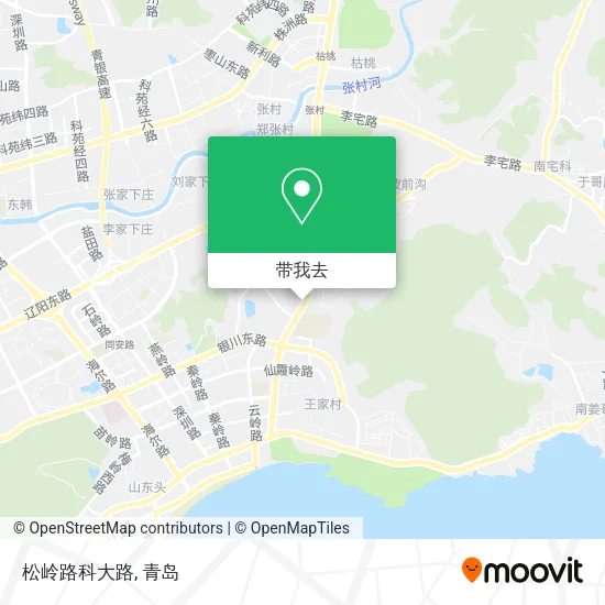 松岭路科大路地图