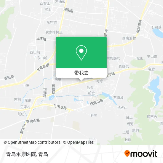 青岛永康医院地图
