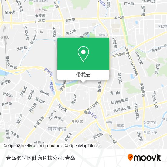 青岛御尚医健康科技公司地图