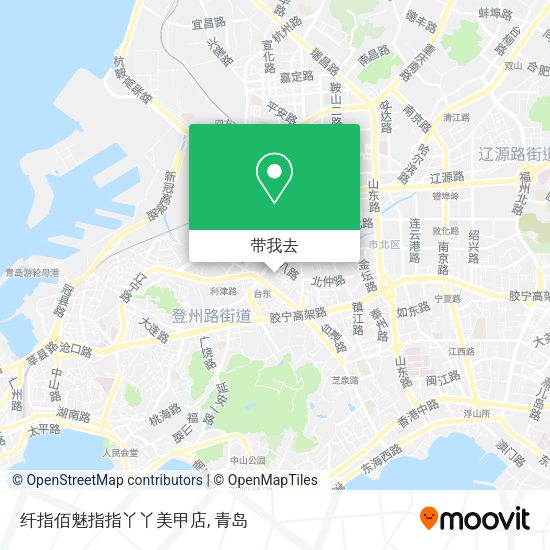 纤指佰魅指指丫丫美甲店地图