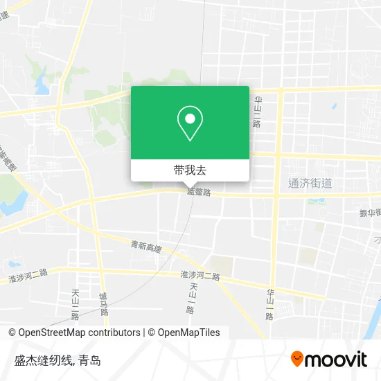 盛杰缝纫线地图