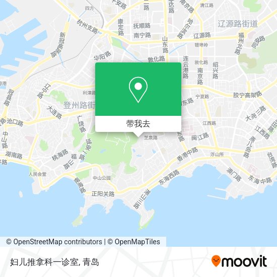 妇儿推拿科一诊室地图