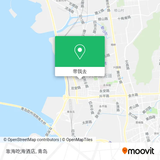 靠海吃海酒店地图