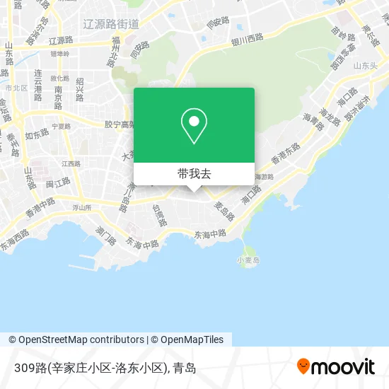 309路(辛家庄小区-洛东小区)地图