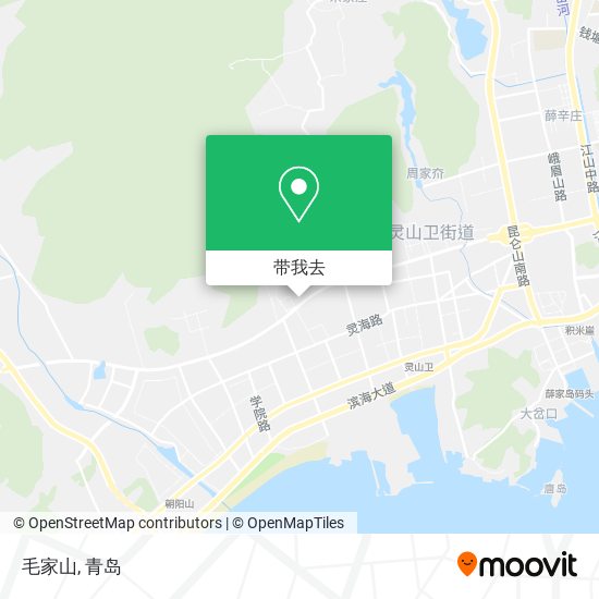 毛家山地图