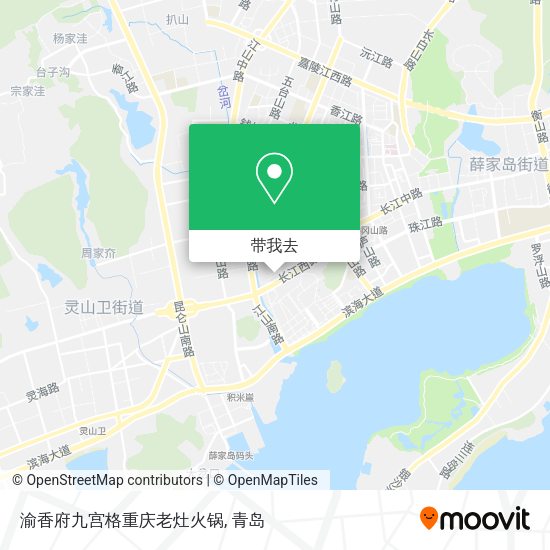 渝香府九宫格重庆老灶火锅地图