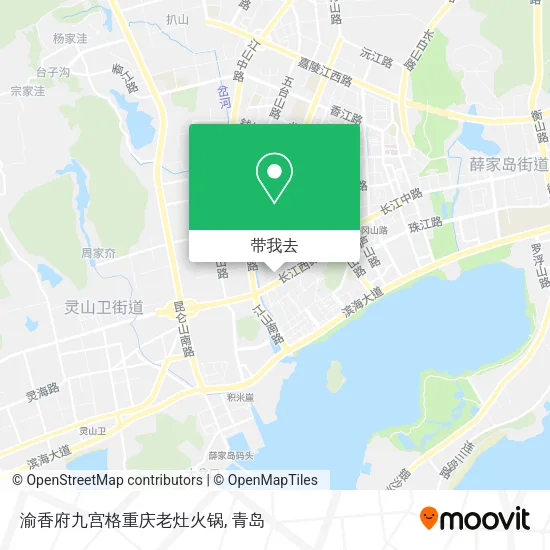 渝香府九宫格重庆老灶火锅地图