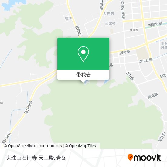 大珠山石门寺-天王殿地图