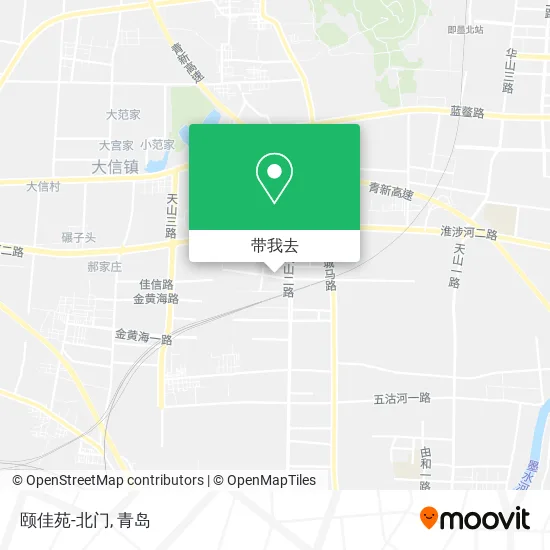 颐佳苑-北门地图