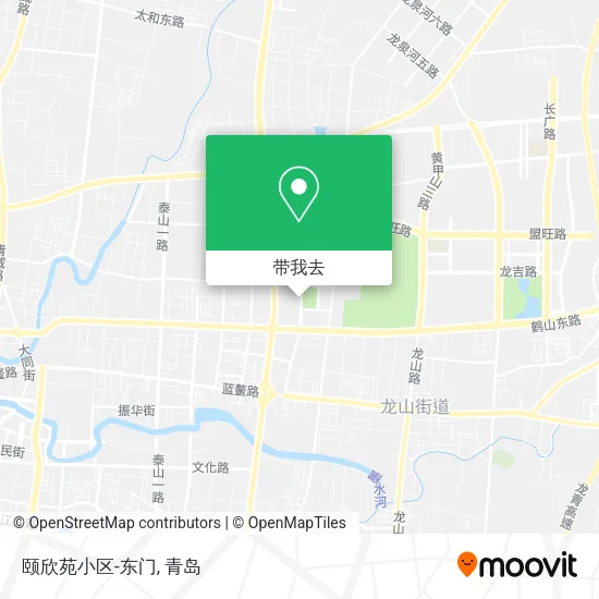 颐欣苑小区-东门地图