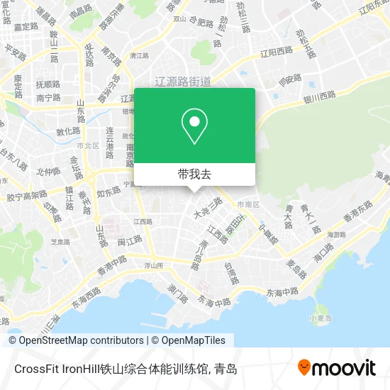CrossFit IronHill铁山综合体能训练馆地图